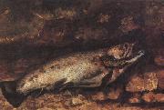 Gustave Courbet The Trout oil painting reproduction